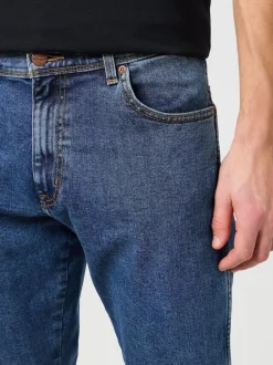 Wrangler Mid Blue Denim Slim Fit Texas Jeans