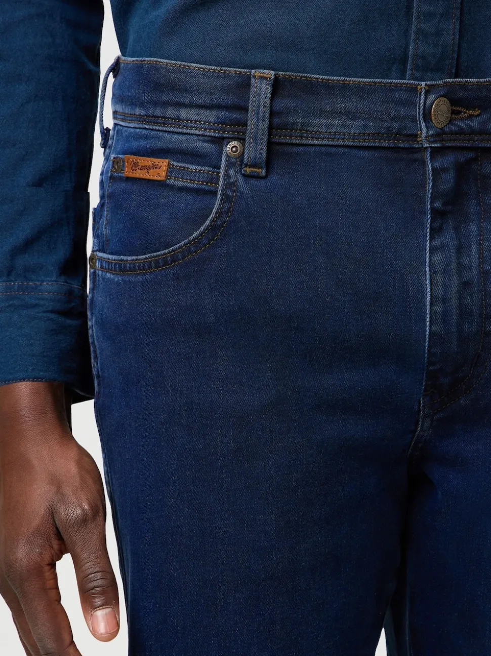 Wrangler Rustic Navy Straight Fit Texas Authentic Jeans