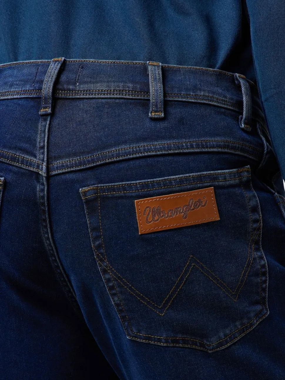 Wrangler Rustic Navy Straight Fit Texas Authentic Jeans