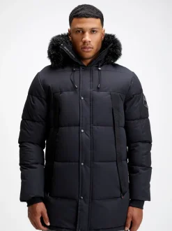 Zavetti Canada Aylmer Puffer Black Parka