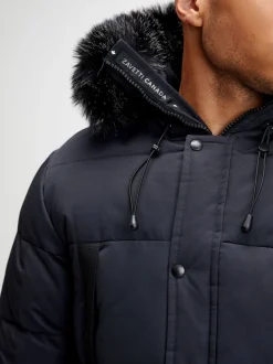 Zavetti Canada Aylmer Puffer Black Parka