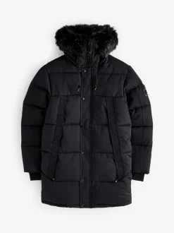 Zavetti Canada Aylmer Puffer Black Parka