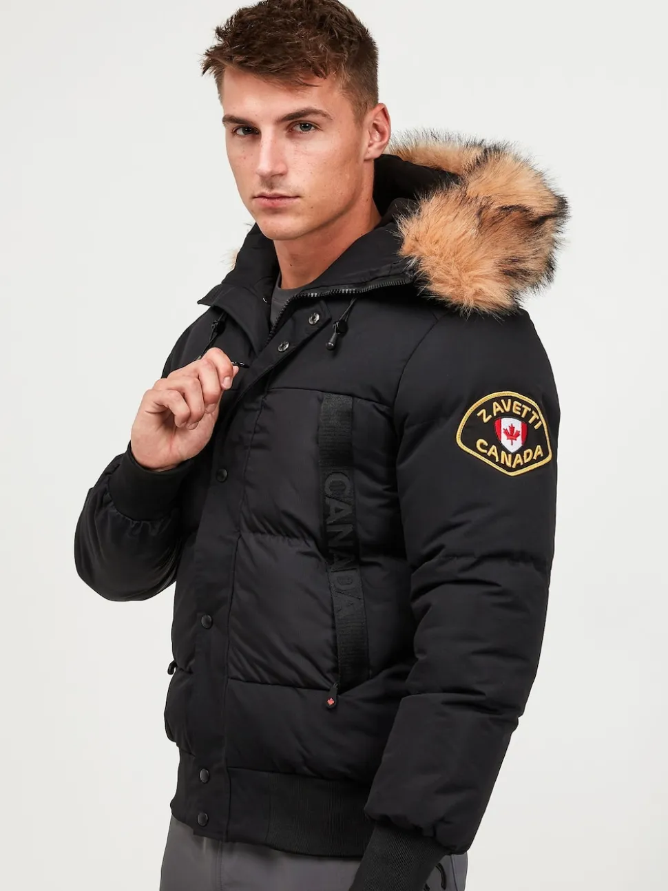 Zavetti Canada Mens Aylmer Bomber Parka Jacket