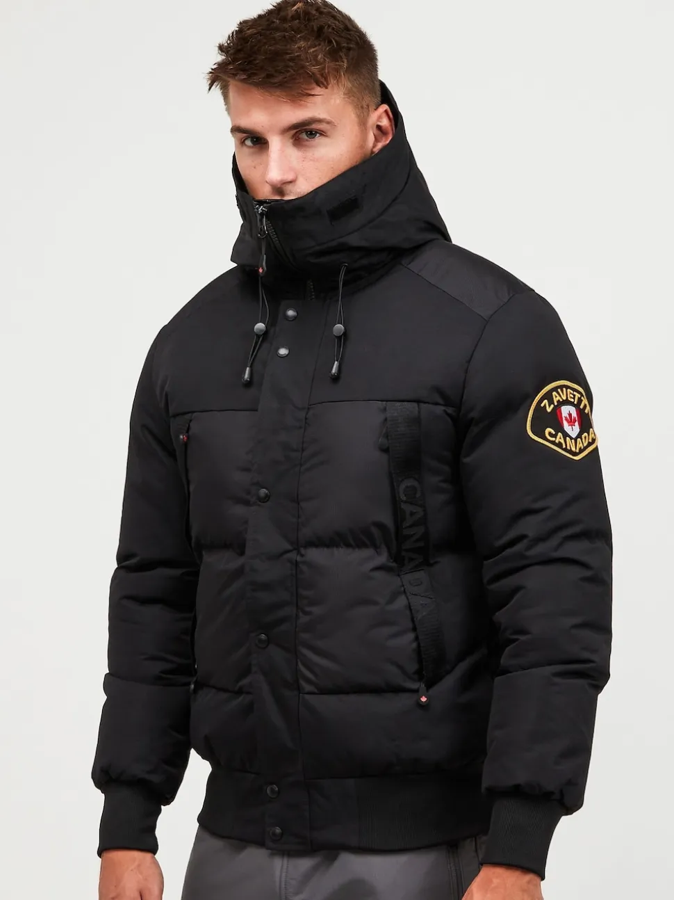Zavetti Canada Mens Aylmer Bomber Parka Jacket